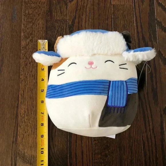 Original Squishmallows: Cam the Cat w/Trapper Hat & Scarf - BRAND NEW W/TAGS! - Picture 8 of 8